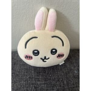Chiikawa Usagi Mochi mochi Face Mascot Plush Keychain Kitan-Club